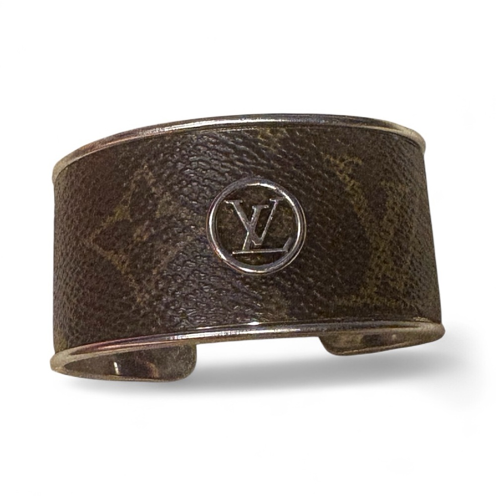 Louis Vuitton Monogram silver Cuff Costume jewelry
